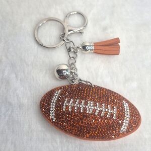 NWT BLING BLING Football 🏈 Keychain Purse Charm